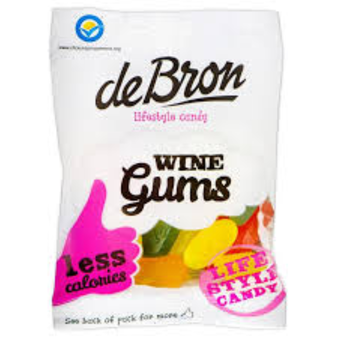 DEBRON WINE GUM S/FREE 100G